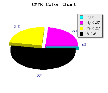 CMYK background color #674B4B code