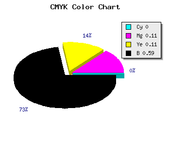 CMYK background color #695D5D code