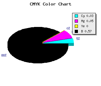 CMYK background color #6B686E code