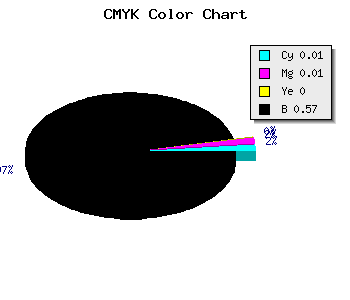 CMYK background color #6C6C6D code