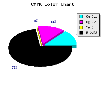 CMYK background color #6C6C78 code