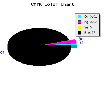 CMYK background color #6D6C6E code