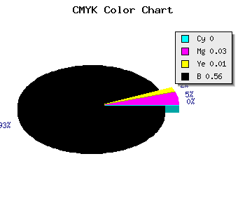 CMYK background color #6F6C6E code