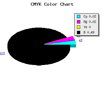 CMYK background color #7E7E81 code