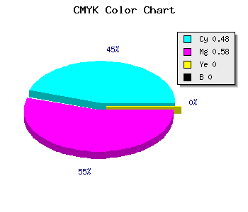 CMYK background color #846BFF code