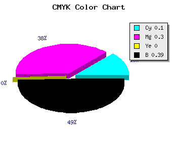 CMYK background color #8B6D9B code