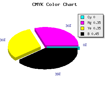 CMYK background color #8B5A5A code