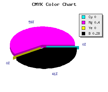CMYK background color #B76DB7 code