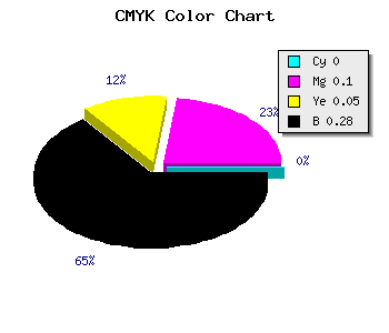CMYK background color #B7A5AE code