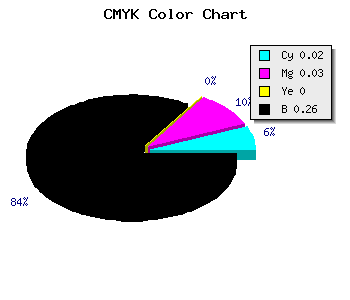 CMYK background color #B9B7BD code