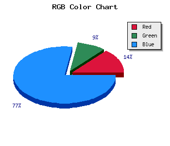 css #1B129A color code html