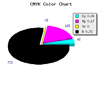 CMYK background color #453C48 code