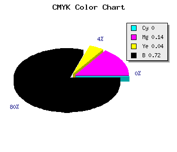 CMYK background color #473D44 code