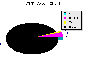 CMYK background color #4B484A code