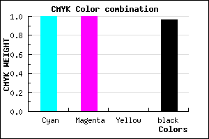 #00000A color CMYK mixer