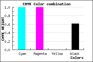 #000064 color CMYK mixer