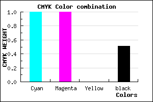#00007C color CMYK mixer