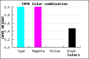 #000086 color CMYK mixer