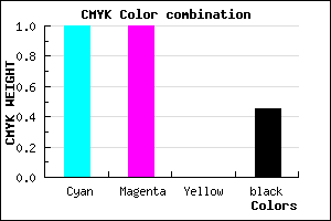 #00008B color CMYK mixer
