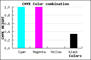 #0000A9 color CMYK mixer