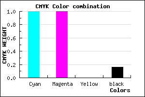 #0000D5 color CMYK mixer