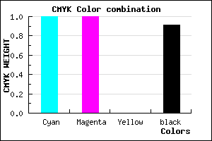 #000016 color CMYK mixer