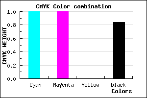 #000028 color CMYK mixer