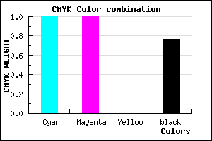 #00003D color CMYK mixer