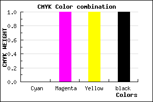#010000 color CMYK mixer