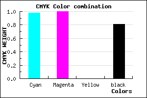 #010030 color CMYK mixer