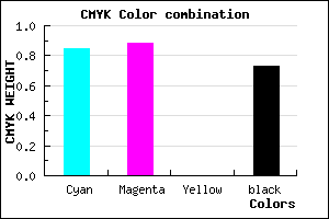 #0A0844 color CMYK mixer