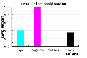 #6400A6 color CMYK mixer