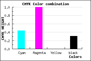 #6400B1 color CMYK mixer