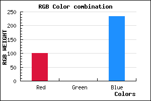 rgb background color #6400EA mixer