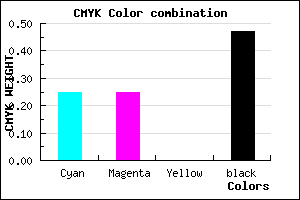 #646486 color CMYK mixer