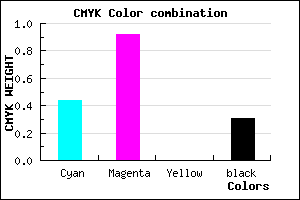 #640EB1 color CMYK mixer