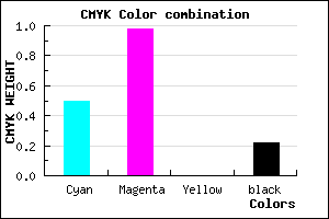#6403C7 color CMYK mixer