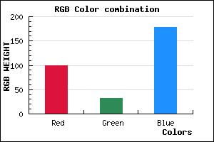 rgb background color #6420B2 mixer