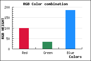 rgb background color #6422BA mixer