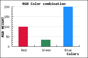 rgb background color #6422C8 mixer