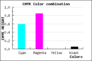 #6423F1 color CMYK mixer