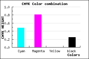 #6424BF color CMYK mixer