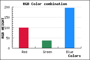 rgb background color #6424C3 mixer