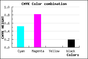 #6425CF color CMYK mixer