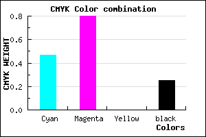 #6426BE color CMYK mixer
