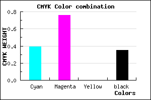 #6427A5 color CMYK mixer
