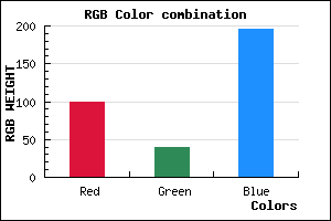 rgb background color #6427C3 mixer