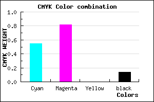 #6427DC color CMYK mixer