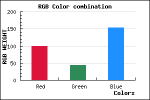 rgb background color #642C9A mixer