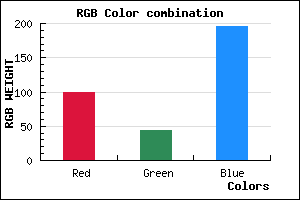 rgb background color #642CC3 mixer